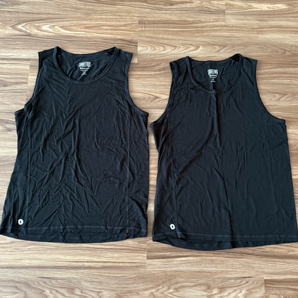 2 Men’s Smartwool Tank Tops L
